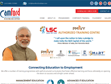 Tablet Screenshot of camfordinstitute.com